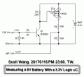 measure a 9V battery with a 3.3V logic uC_ultegra_ScottWang.gif