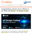 Make With Mouser IoT Design Contest