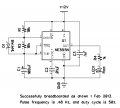 NE555N Astable 50% Duty Cycle Schematic.png