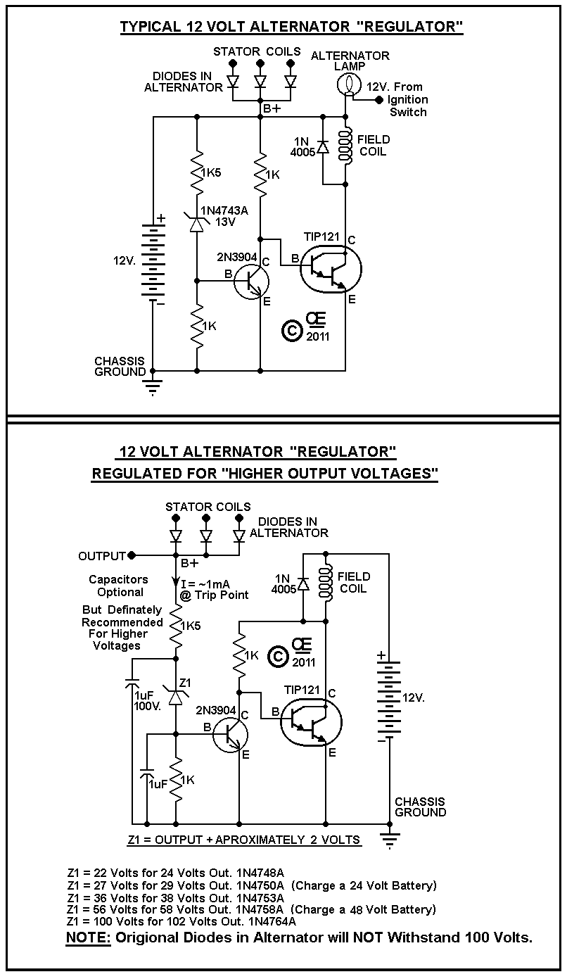 35 Alternator Voltage Regulator Circuit Diagram - Wiring Diagram Online