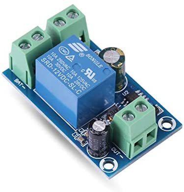 Yinhing Power Supply Controller, DC Power/Battery Switch DC 12V 24V 36V 48V 10A Power Supply Battery Controller Emergency Automatic Switch Module