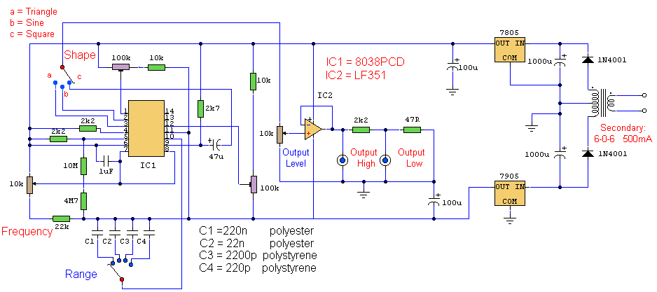 Function Generator | Page 2 5000 watts amplifier circuit diagrams 